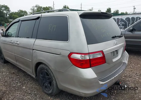 2005 Honda Odyssey Ex-L из США, поврежденный, VIN 5FNRL38695B014464